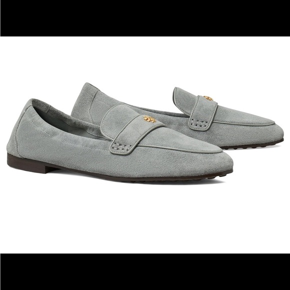 Tory Burch Shoes - Tory Burch Ballet Loafer Blue Lapis Suede Flats Size 7 NWT